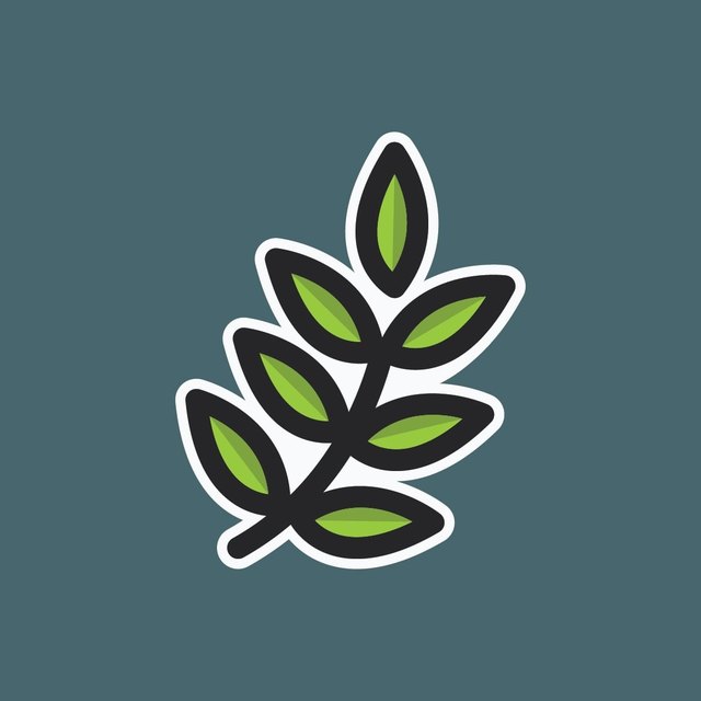 Il logo Bio Plant, versione quadrata disegnato da Thomas Peccati
